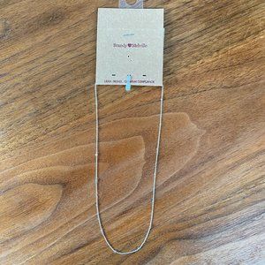 NWT Brandy Melville silver color neck chain